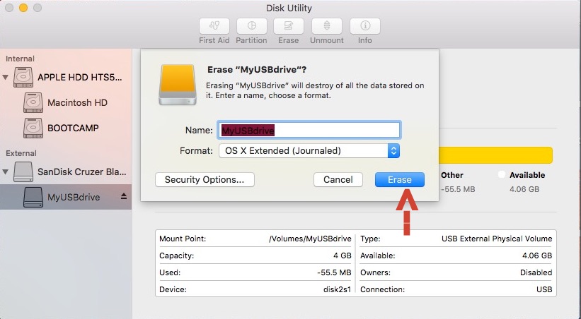 reformat mac for external hard drive